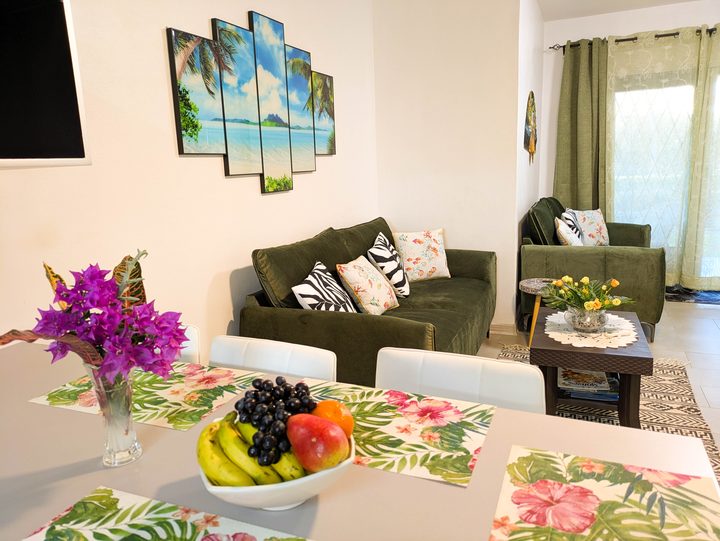 Living and dining — afternoon light
